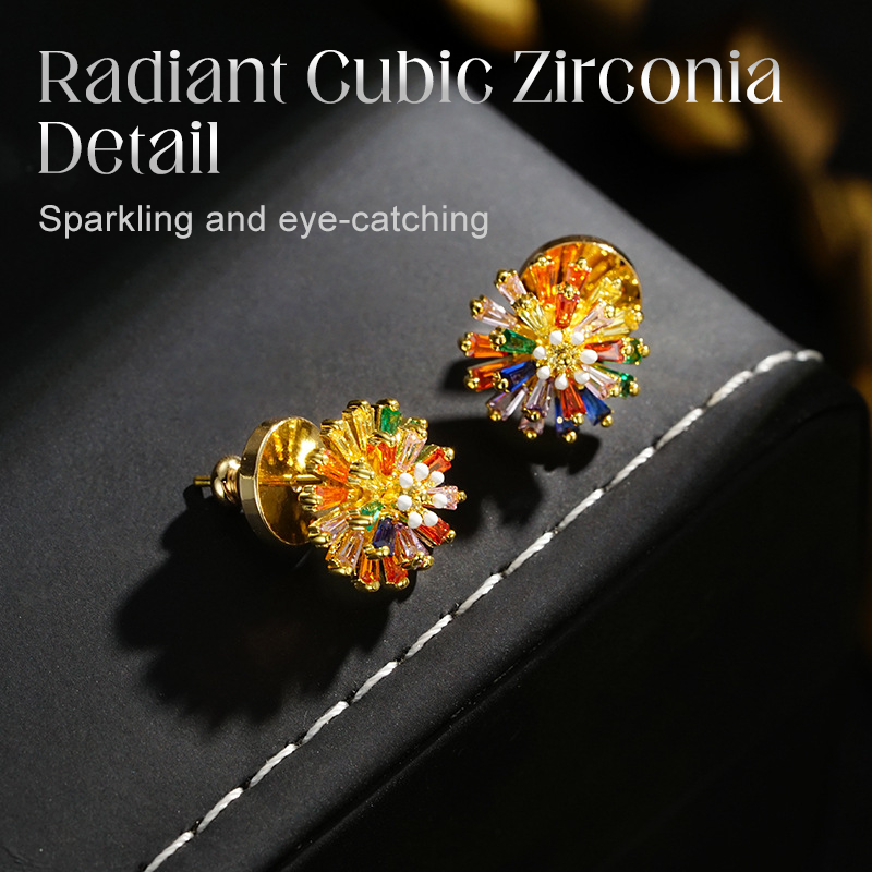 🔥🔥 UP TO 50% OFF!🎉 Colorful Firework Stud Earrings for Women