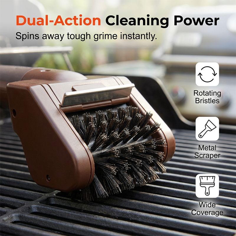 Electric BBQ Grill Cleaning Brush