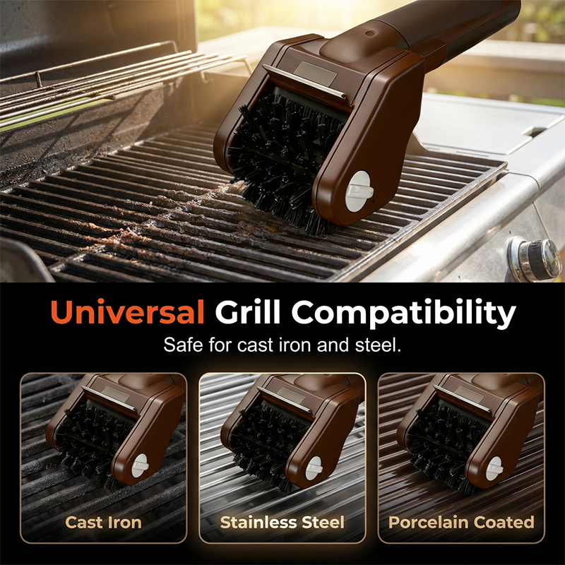 Electric BBQ Grill Cleaning Brush