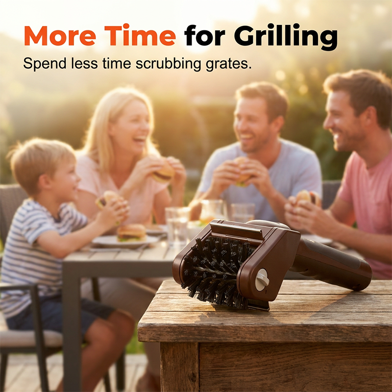 Electric BBQ Grill Cleaning Brush