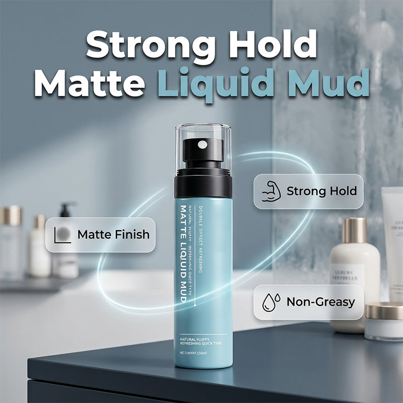 Men's Quick-Dry Matte Styling Mud Spray