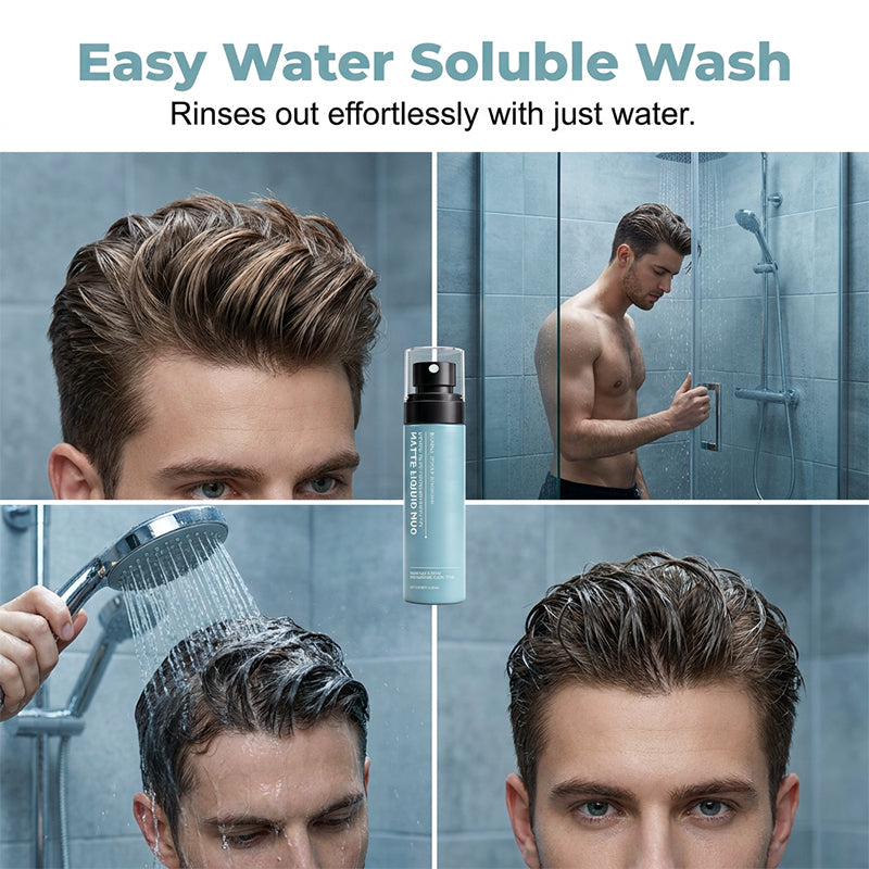 Men's Quick-Dry Matte Styling Mud Spray