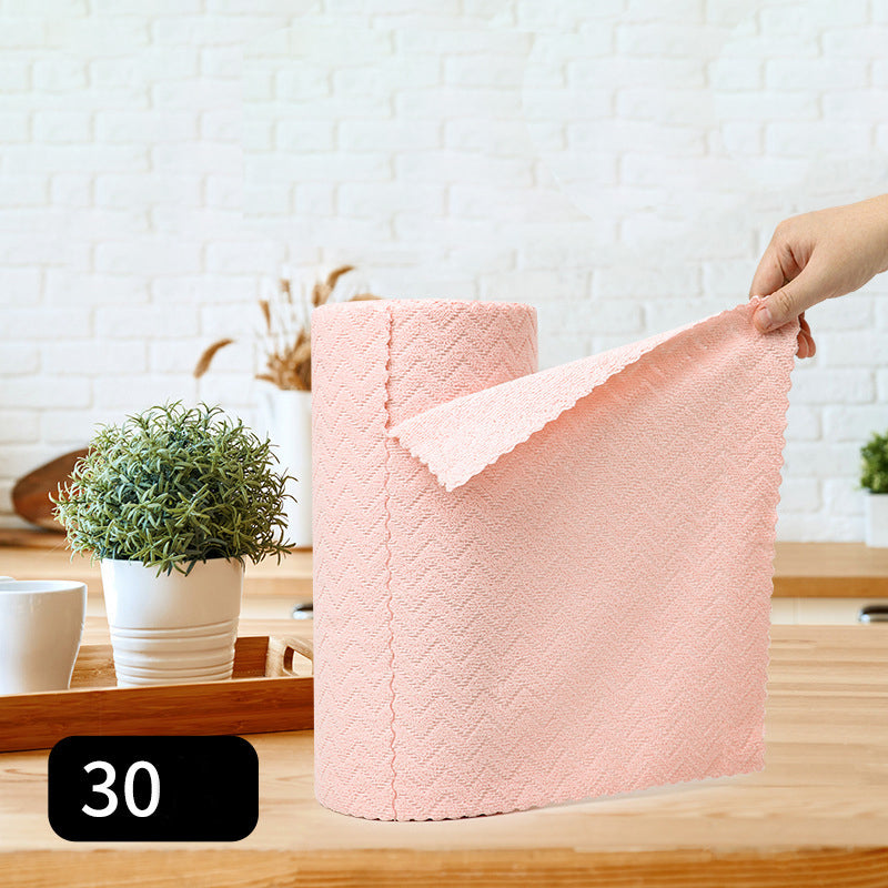 Reusable Microfiber Cleaning Cloth Roll