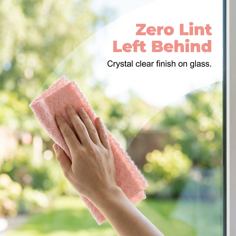 Reusable Microfiber Cleaning Cloth Roll