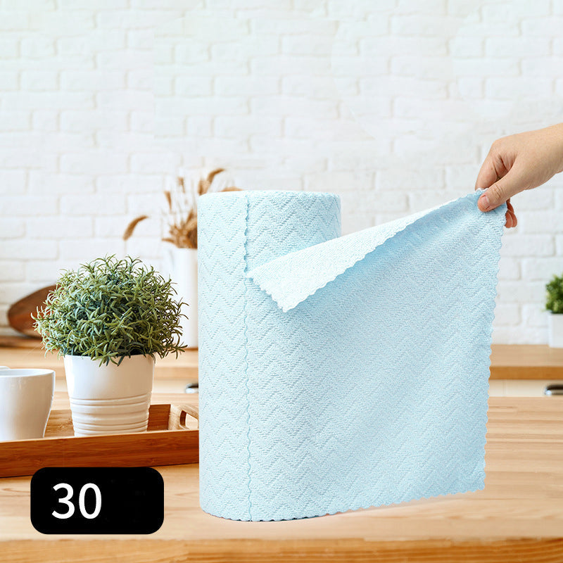 Reusable Microfiber Cleaning Cloth Roll