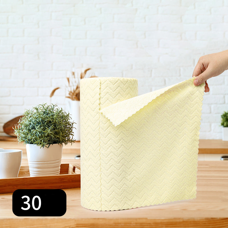 Reusable Microfiber Cleaning Cloth Roll