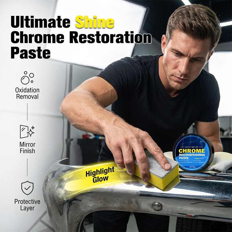 Car Chrome Restoration Paste – Shine & Restore Metal Trim✨