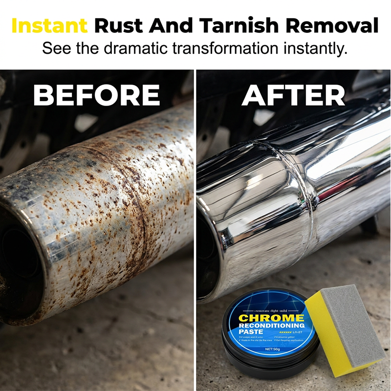 Car Chrome Restoration Paste – Shine & Restore Metal Trim✨