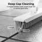 🔥Only £9.99 Last Day Promotion!🎁2-in-1 Grout & Corner Scrubber Brush with Squeegee🧹