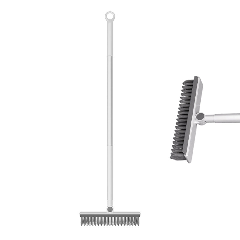 🔥Only £9.99 Last Day Promotion!🎁2-in-1 Grout & Corner Scrubber Brush with Squeegee🧹