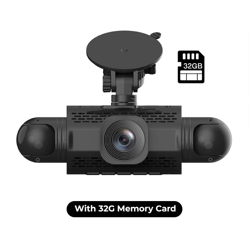 🔥Limited Time 50% OFF🔥1080p 4-Channel Dash Cam with G-Sensor