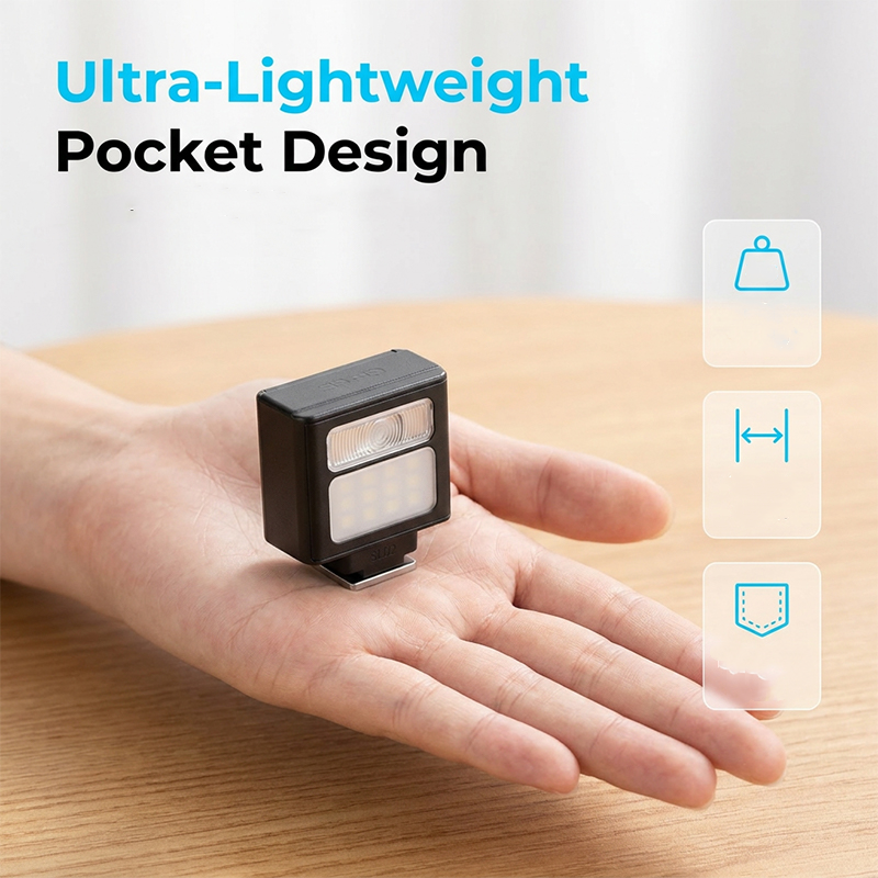 🔥50% OFF!!🔥Pocket-Sized Rechargeable Camera Flash ✈️  Free Shipping