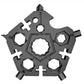 23-in-1 Snowflake-Shaped Multi-Function Key Tool