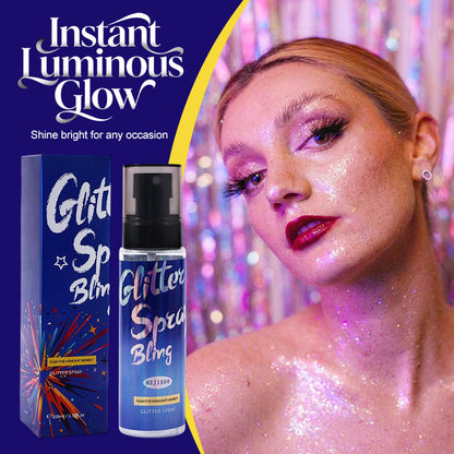 Long-Lasting Body Glitter Spray