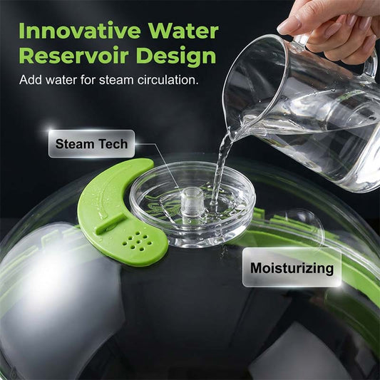 🔥Limited Time 50% OFF!!🔥Microwave Splatter Cover with Water Reservoir