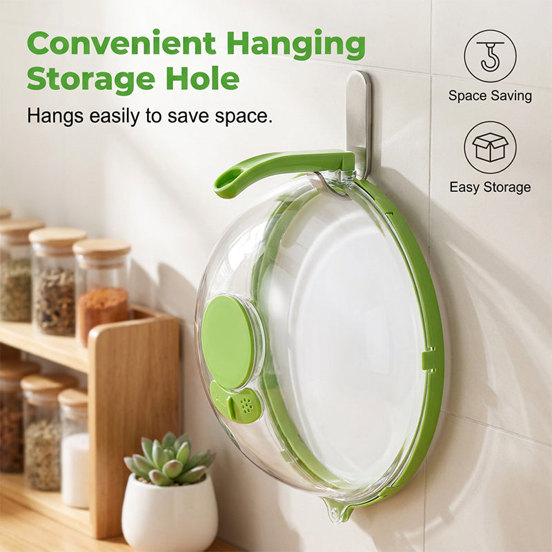 Microwave Splatter Cover with Water Reservoir