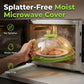 Microwave Splatter Cover with Water Reservoir
