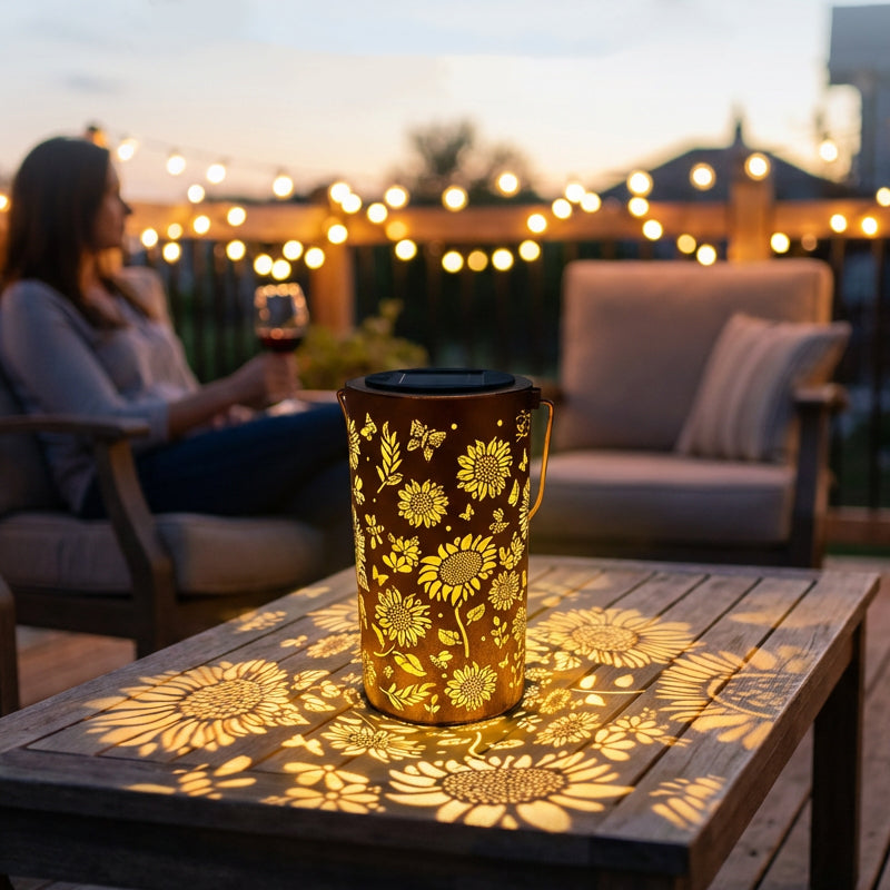 💥Limited Time 50% OFF!!💥Hanging Solar Shadow Lantern with Hollow Design