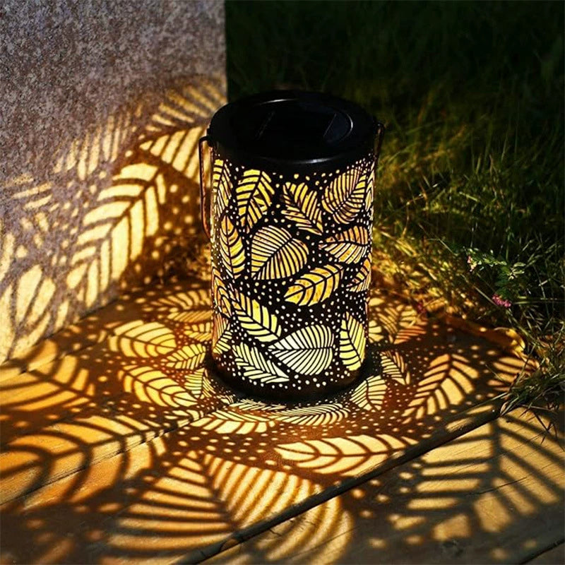 💥Limited Time 50% OFF!!💥Hanging Solar Shadow Lantern with Hollow Design