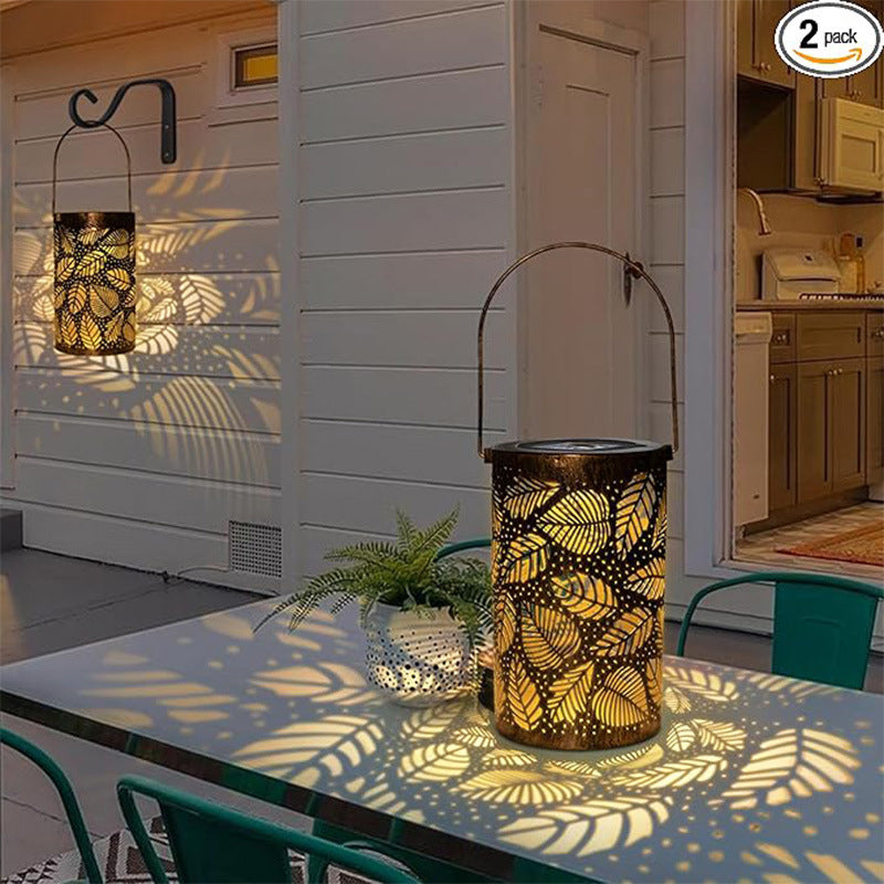 💥Limited Time 50% OFF!!💥Hanging Solar Shadow Lantern with Hollow Design