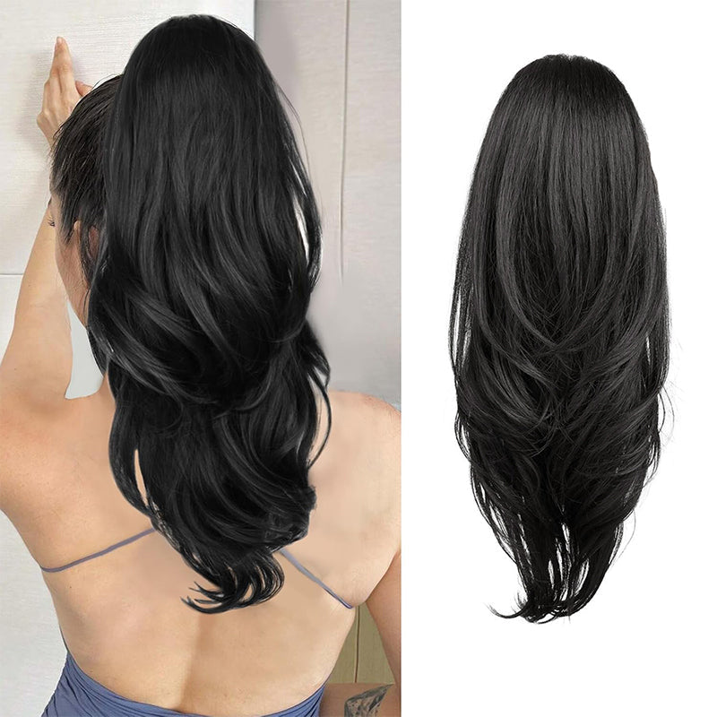 Multi-Layered High Ponytail Wig