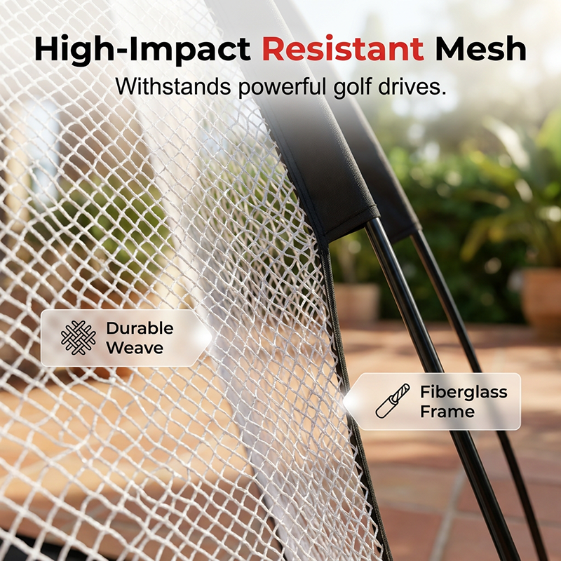 Golf Practice Net with Target