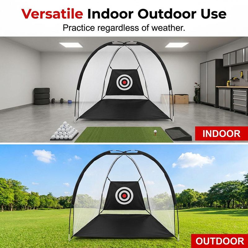 Golf Practice Net with Target