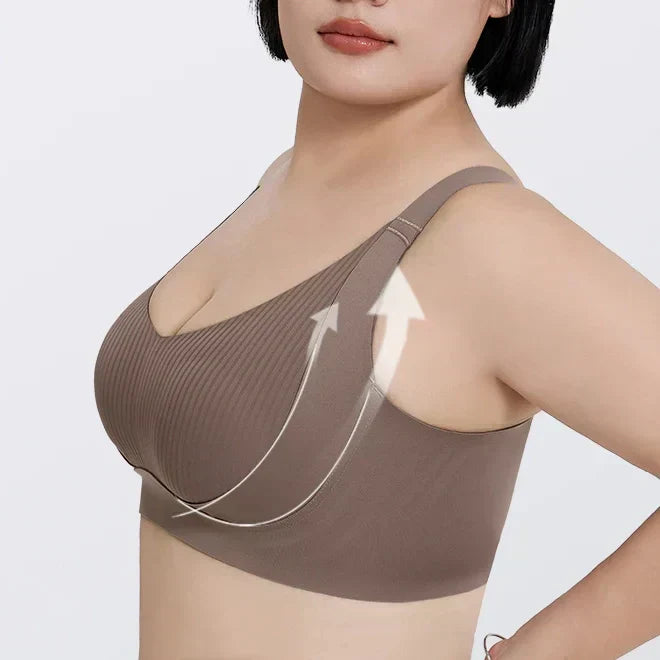 Seamless Full-Coverage Bra – Lift, Support & All-Day Comfort