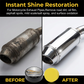 Car Exhaust Pipe Polishing Paste Kit with Sponge