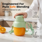 High-Power Portable Blender with 12-Blade System
