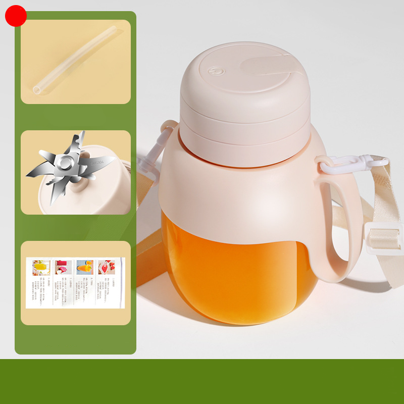 High-Power Portable Blender with 12-Blade System