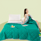 🛏️🌙 Cooling Quilt for Summer – Sweat-free, dual-tone, airy, and gentle on skin❄️