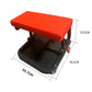 Rolling Shop Stool for Garage with Tool Organizer Tray