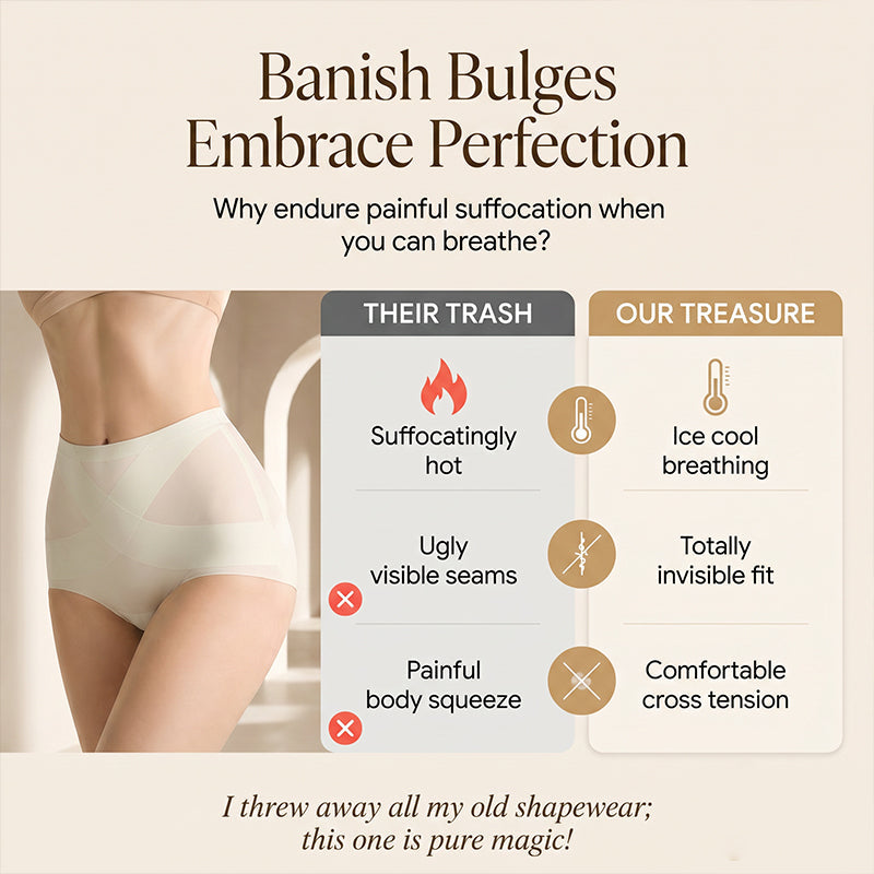 Women's Seamless Tummy Control Cooling Panties