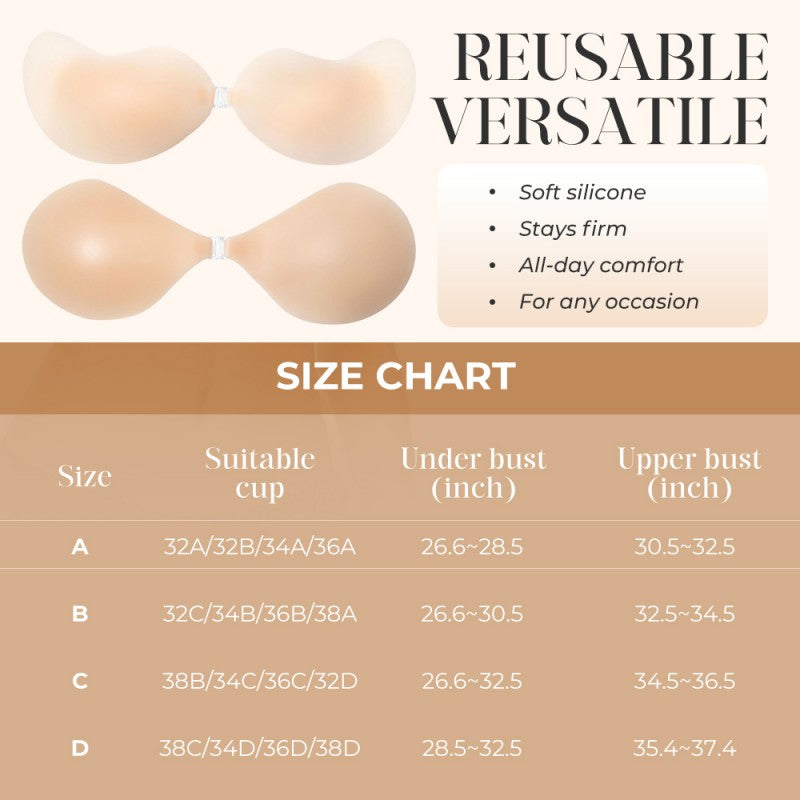 👗 Half Price Alert!🔥Reusable Adhesive Push-up Bra for Women