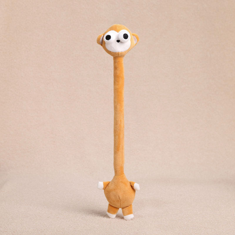Long Neck Plush Animal Bag Pendant