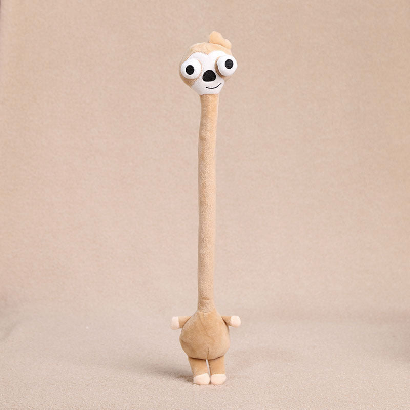Long Neck Plush Animal Bag Pendant
