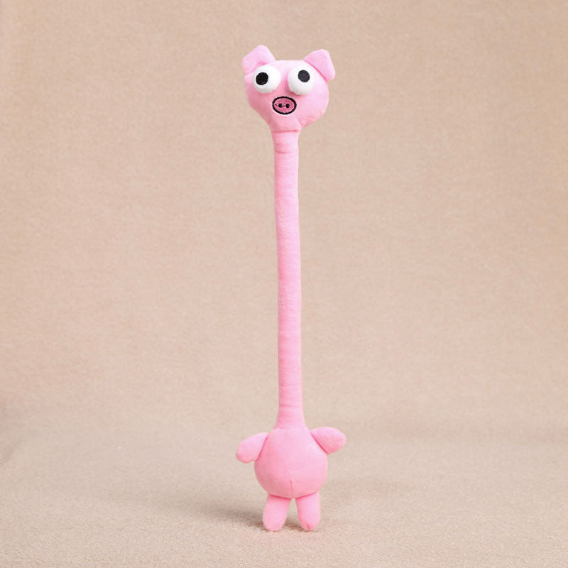 Long Neck Plush Animal Bag Pendant