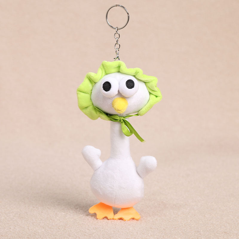 Long Neck Plush Animal Bag Pendant