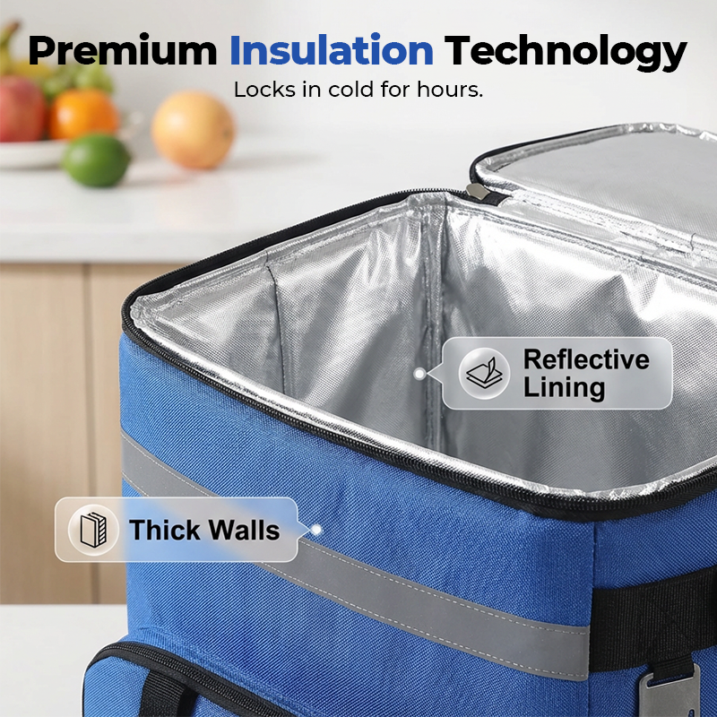 Outdoor Rolling Cooler Bag with Wheels