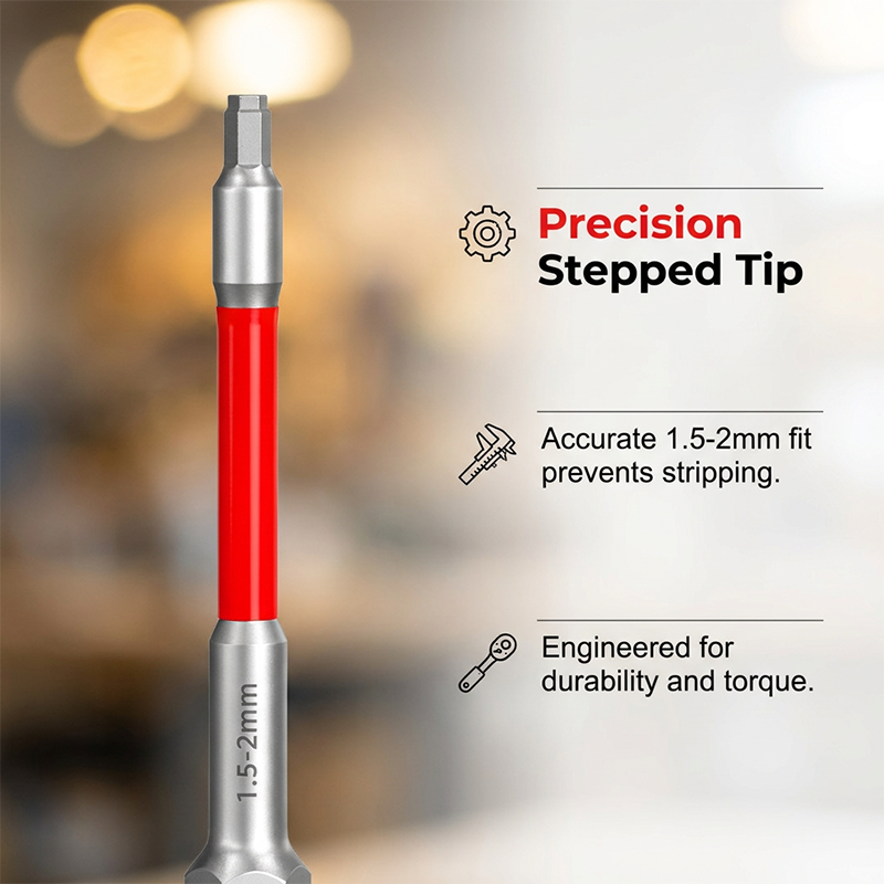 🔧 LIMITED-TIME 50% OFF! ✨ Universal 1/4" Shank Pagoda Hex Bits – Tungsten Steel, Magnetic, Precision Tip 🛠️