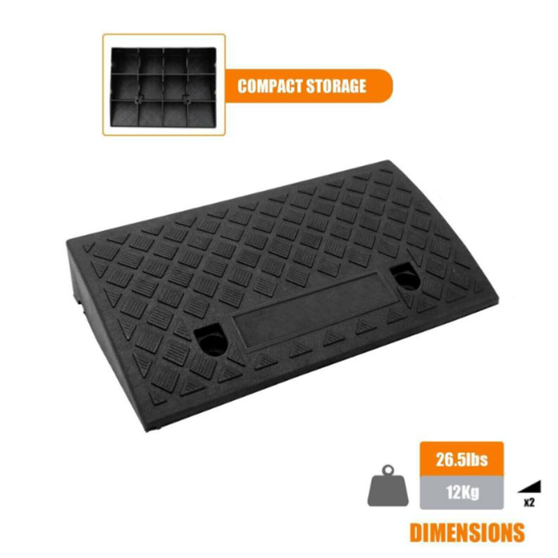 Portable Lightweight Curb Ramp for Driveways