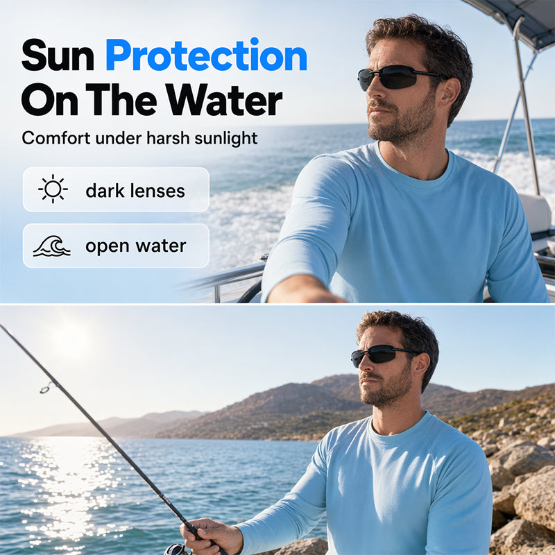 🔥Last-day discount🔥Ultra-Light Polarized Fishing Sunglasses