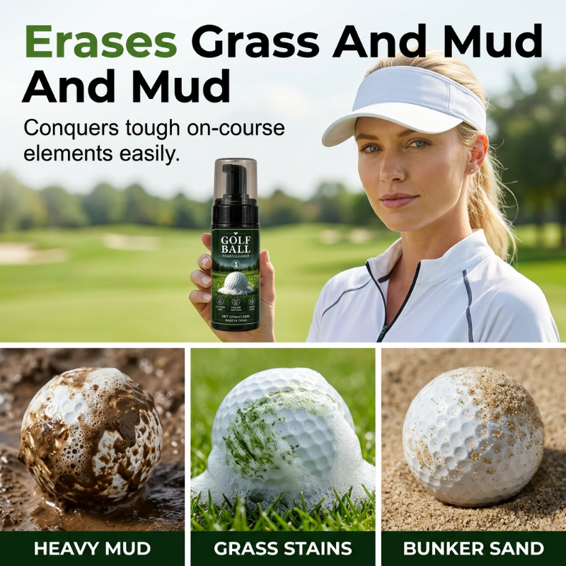 🔥Super sale!Portable Golf Ball Foaming Cleaner