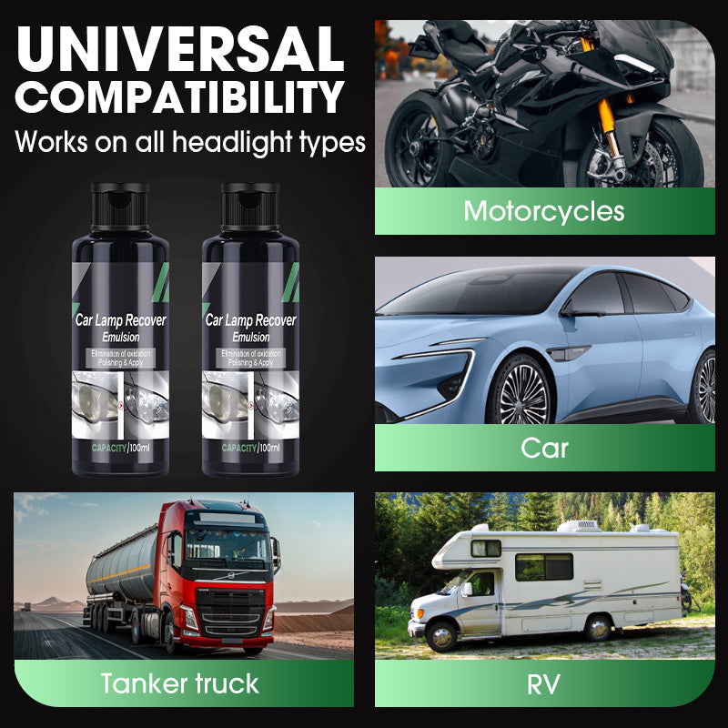 Car Headlight Repair Polish Liquid