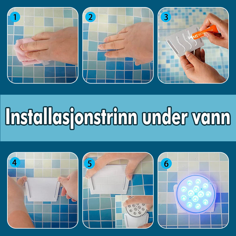 💥LAST DAY 50% OFF !!📢Submersible LED Pool Lights (RF Remote Control )🌊