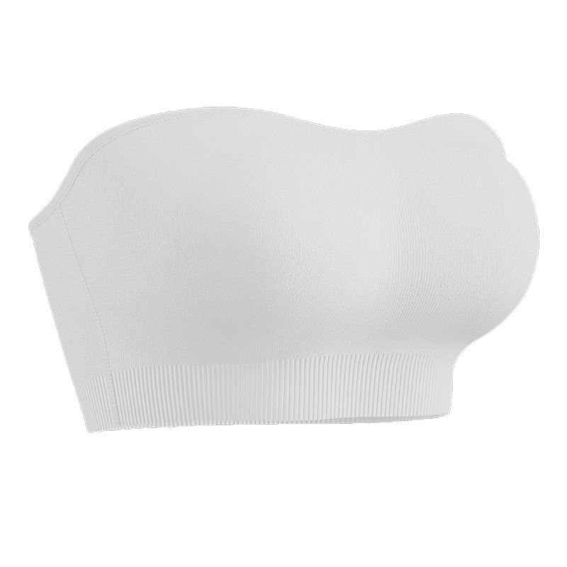 Women’s Wireless Bandeau Bra with Removable Straps