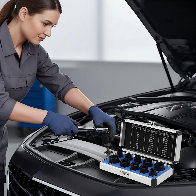 Damaged Bolt & Nut Extractor Socket Set