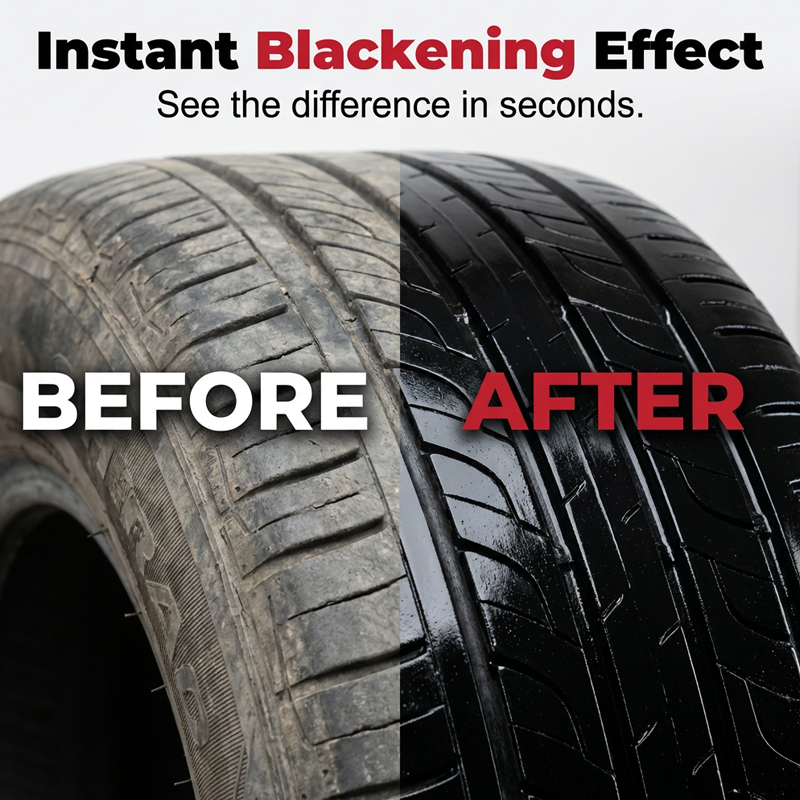 Instant Black Tire Polishing Paste