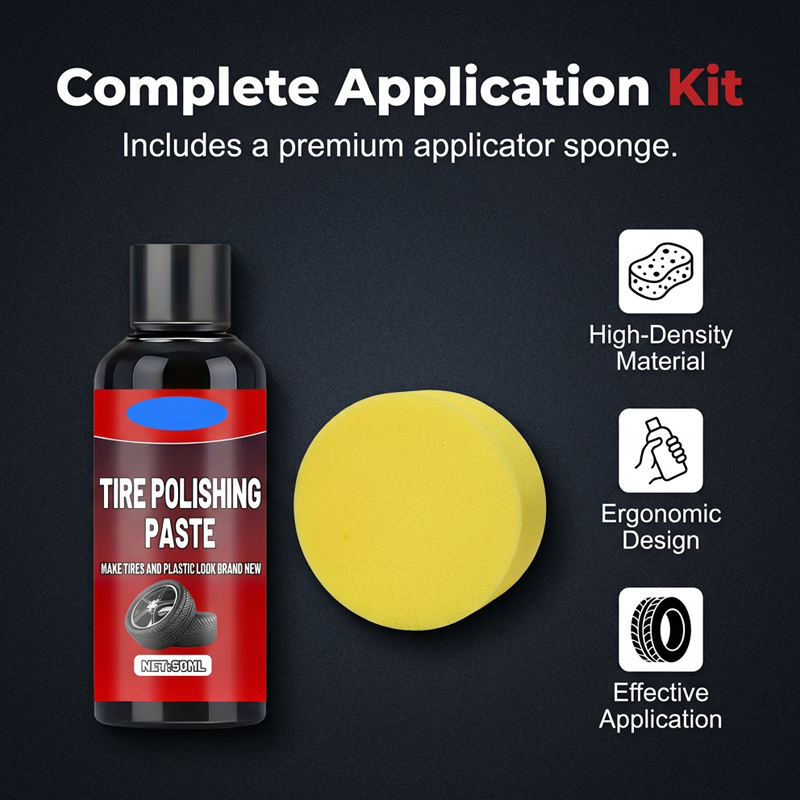 Instant Black Tire Polishing Paste